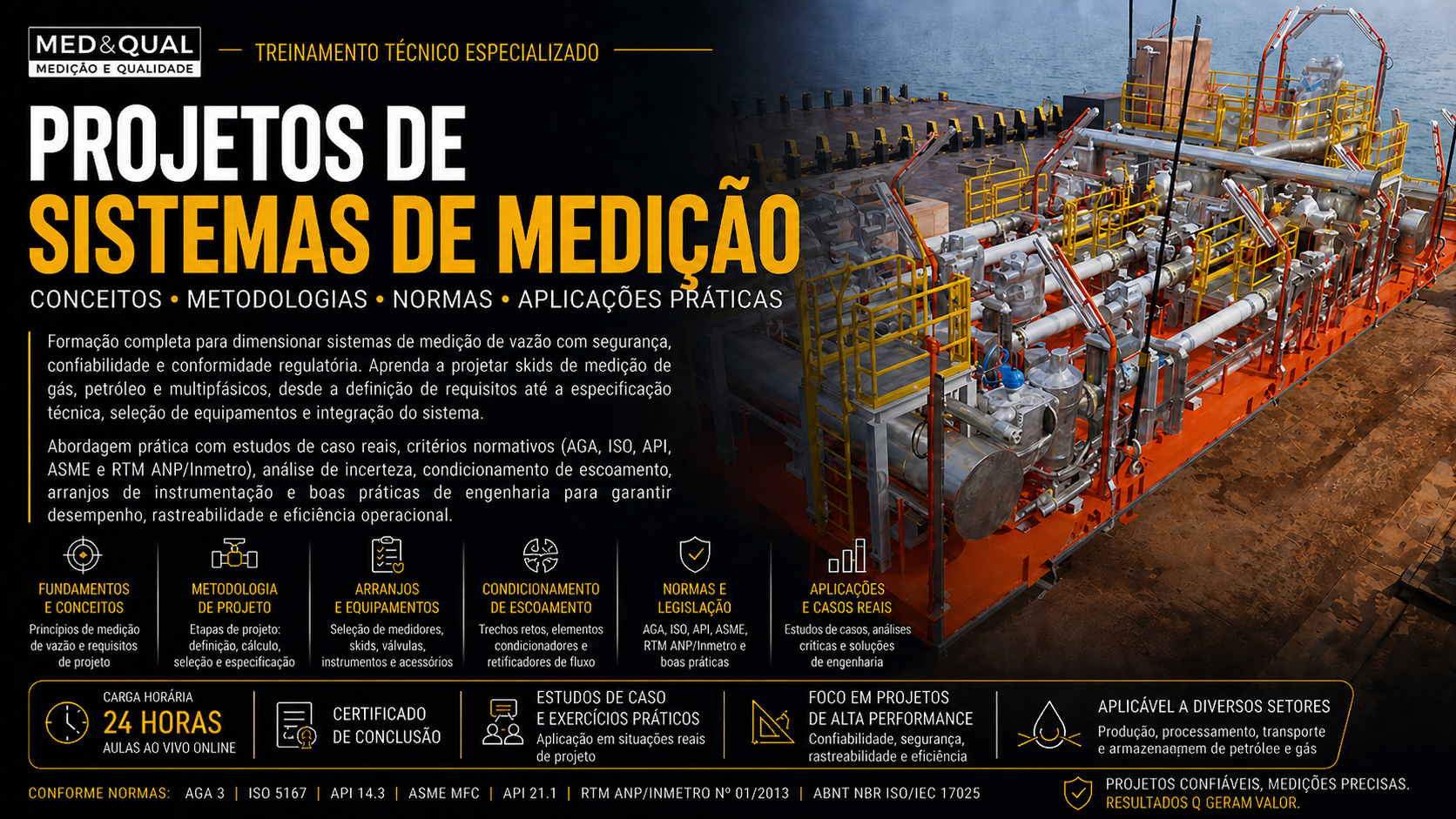 Treinamento Dimensionamento de Sistemas de Medição de Vazão