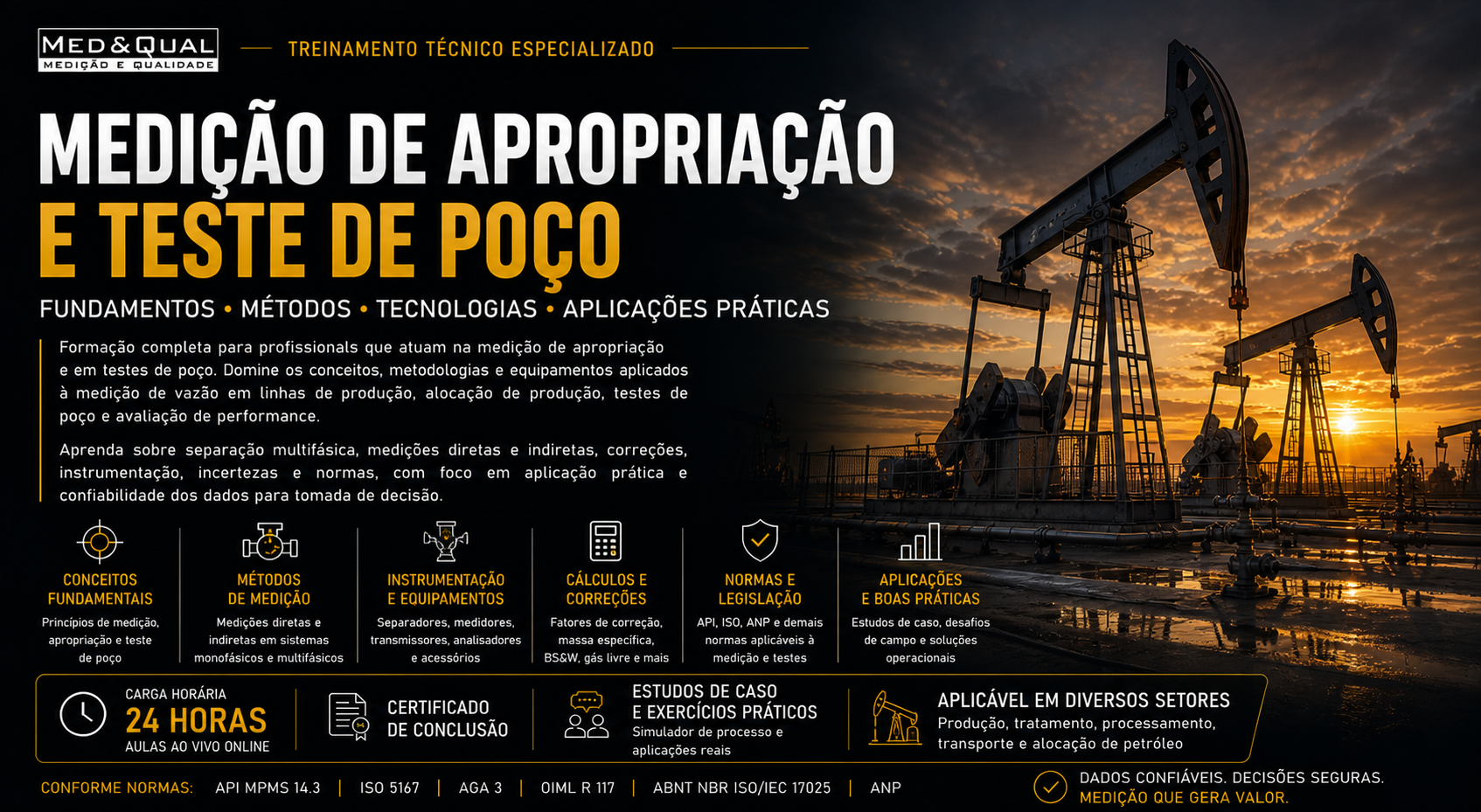 Treinamento Medição de Apropriação e Teste de Poços